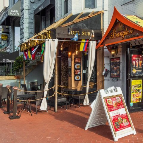 Dining options are plentiful throughout Dupont Circle
